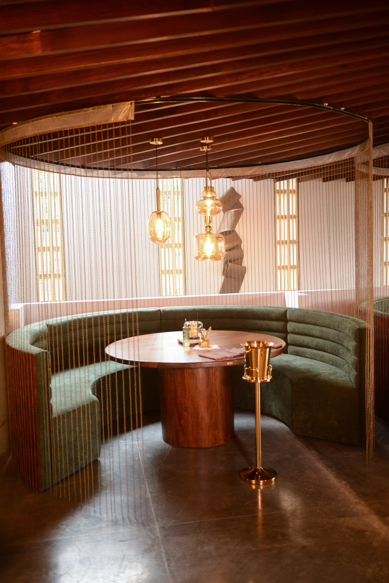 Café La María — detalle de espacio